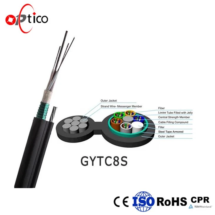 Figura 8 GYTC8S Fiber Cable Auto-suport