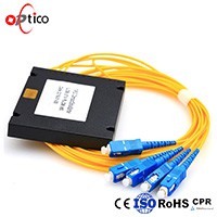 1x4 ABS Box PLC Splitter SC (PC)